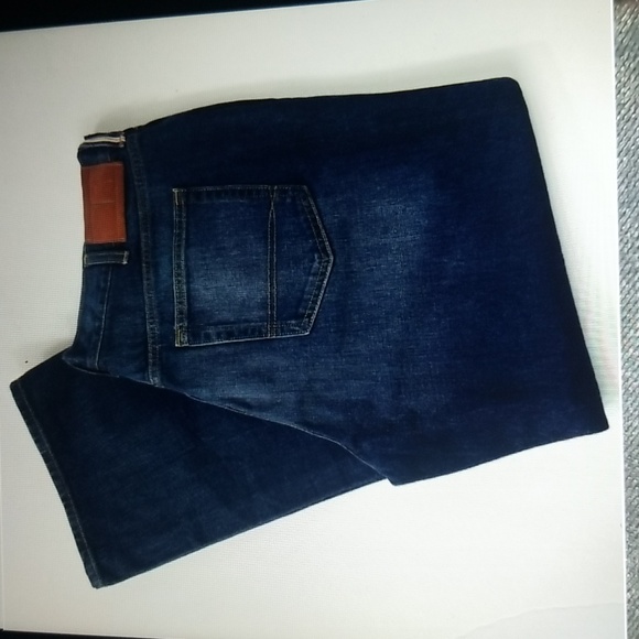 👖TOMMY HILFIGER RELAXED FIT 38X30 DARK BLUE DENIM JEANS👖 - Picture 3 of 12